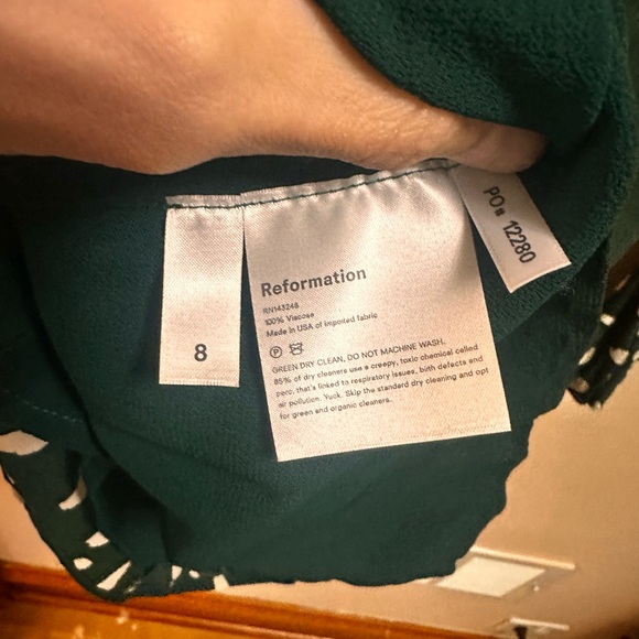 Sz 8 Reformation Fox Mini Dress - Picture 4 of 4